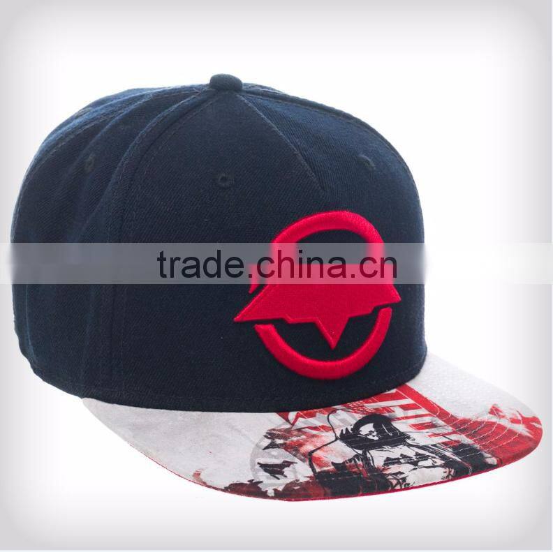 New style good quality 3d embroidery fedora snapback hats