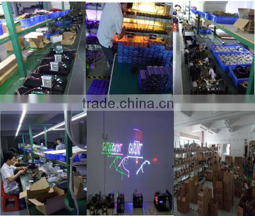 High quality stage light 3w green laser logo projector