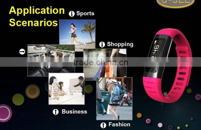 Smart Bluetooth Bracelet with Phone coming vibrate reminder