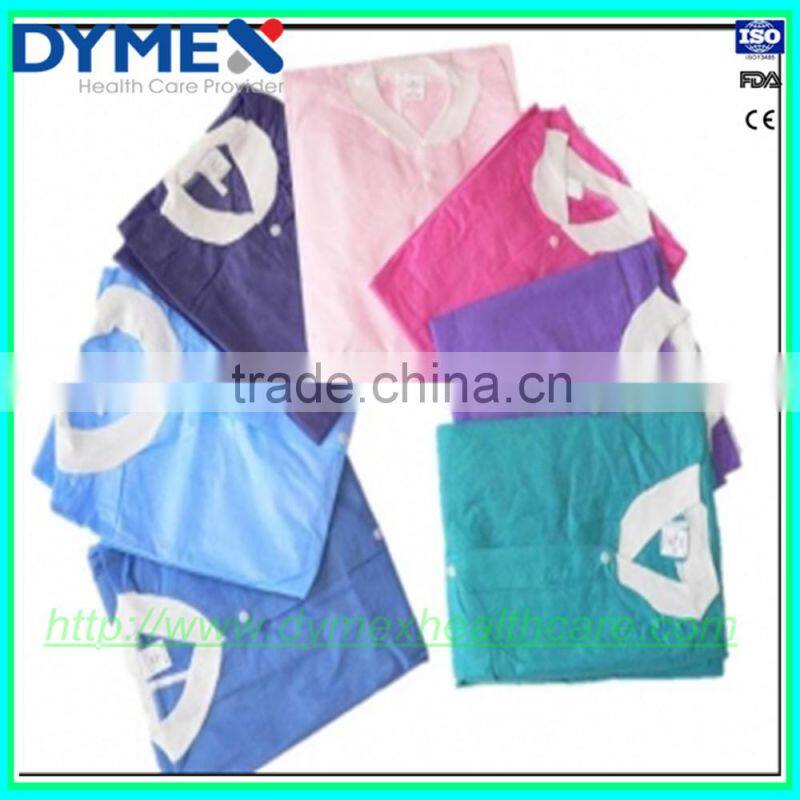 Medical Devices Medical Lab Coat with Knitted Cuff