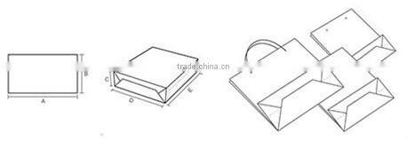 SZB1050S-350 Single-paper handbag making machine