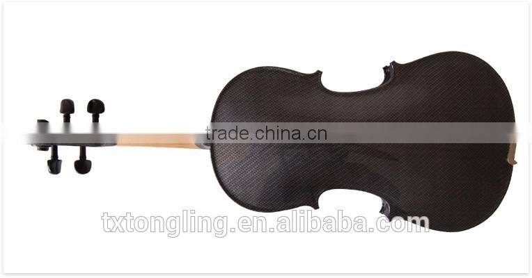 High Quality Black Violin With Art Design TL-1311