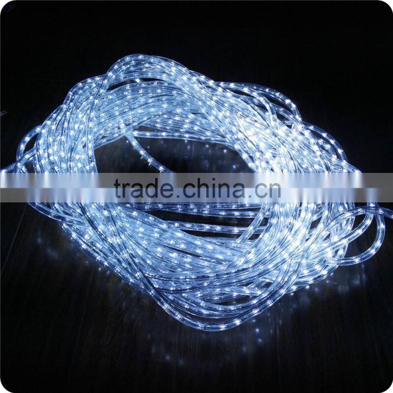 2 wires horizontal 100m decoration led rope light