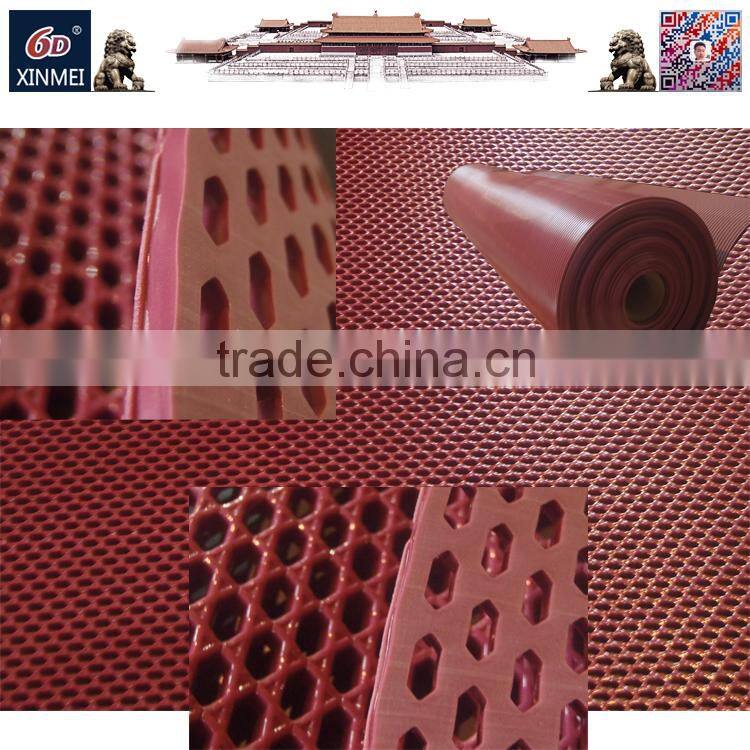 best selling printed pvc floor mat soft carpet burgundy floor mat
