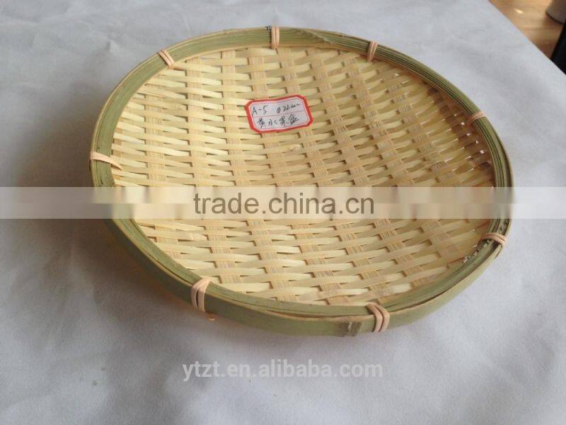 Round Rattan Bamboo Fruit Basket For Kitchen-Ware In Vietnam