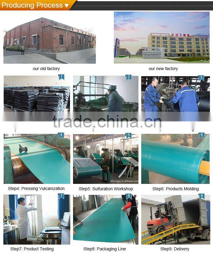 2-3 mm thickness ESD Rubber Mat, glossy rubber mat, anti static table mat