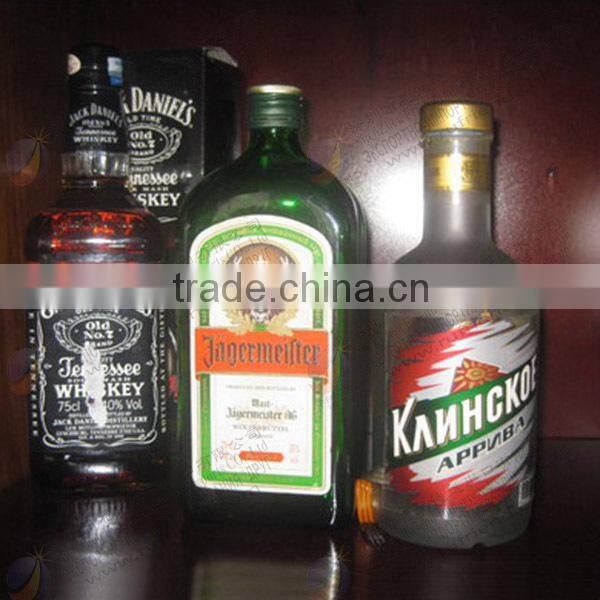 EL flashing label , EL wine bottle sticker , beer label