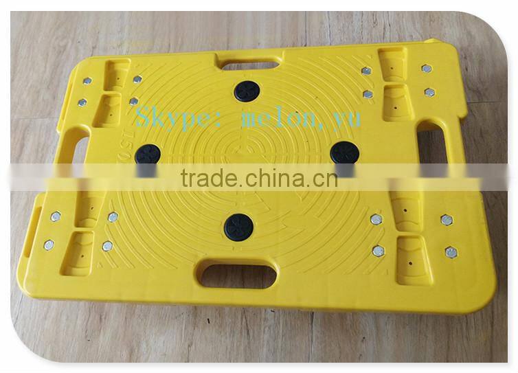 Interlocking/Connectable Plastic Platform Dolly Cart