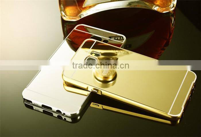 For Samsung Note 5 Case Cover Luxury Mirror 2 in 1 Metal