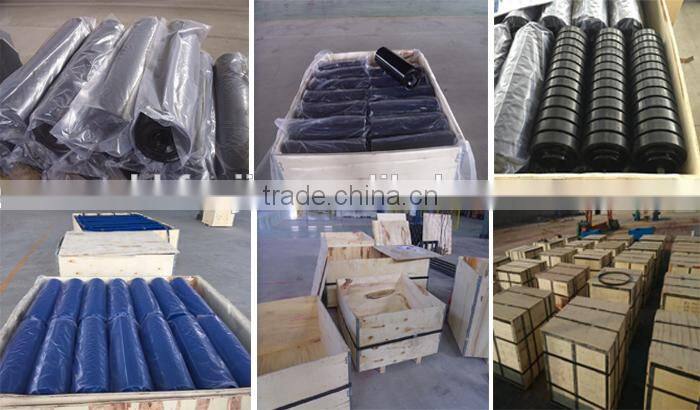 Industry Widely Used Q235 Carbon Steel Troughing Idler Gravity Roller With Bearing