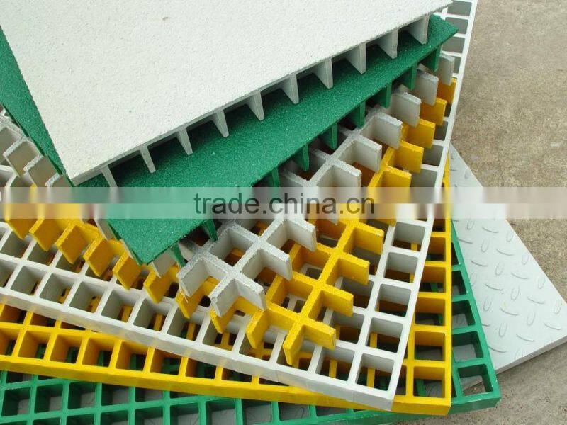 Corrosion Resistance Fiberglass Reinforced Plastic Grating For Chemical Industry