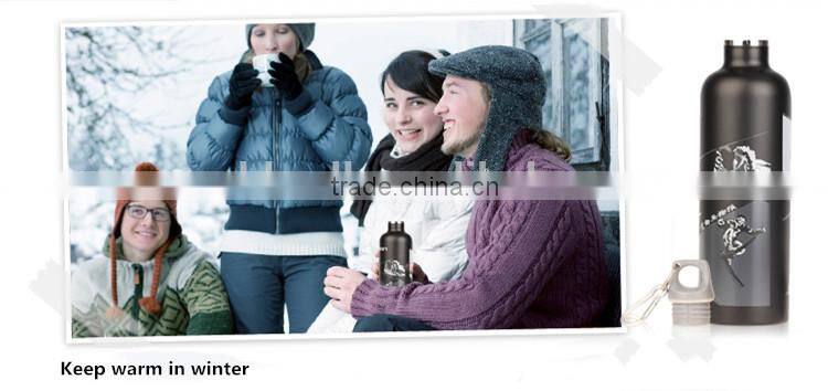 Outdoor 600ml travel sport stainless steel vacuum bottle