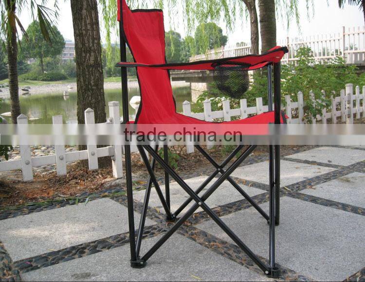 outdoor camping folding portable chair with handrail