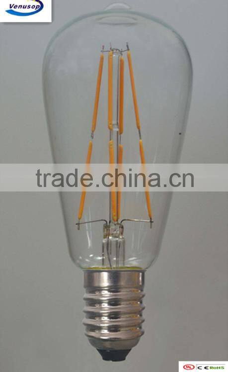 tubular T32 128mm LED filament bulb 2w 4W 6w E27 E26 B22 UK US