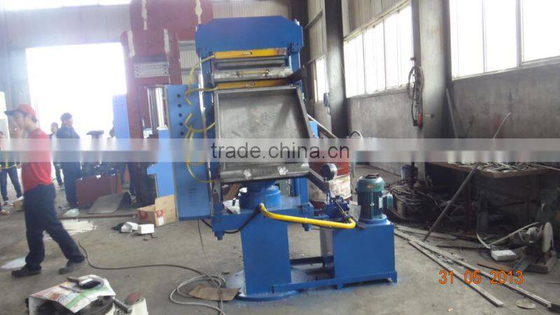 Rubber Tile making machine recyling tile roduction line with ce mark