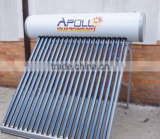 low pressure vacuum tube solar water heater with Inmetro certification