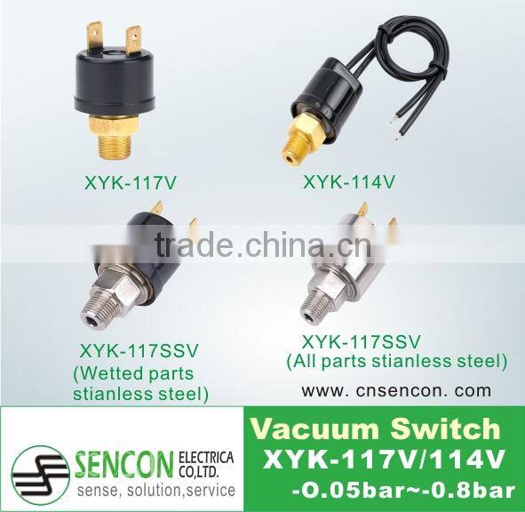 XYK-117 XYK-114 Pressure switch ,WATER ,OIL 5-500PSI