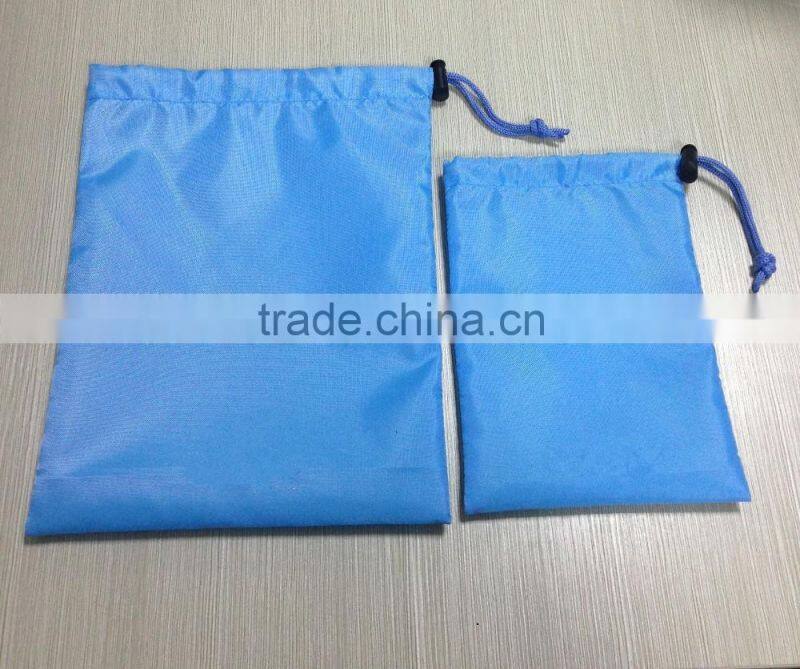 Promotional 420D waterproof small drawstring bag