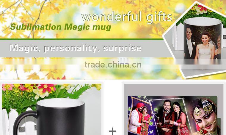 sublimation colour change mug, high quality ceramic mug factory direct supply