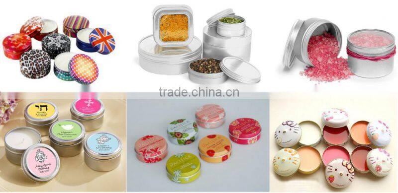 small metal tin containers