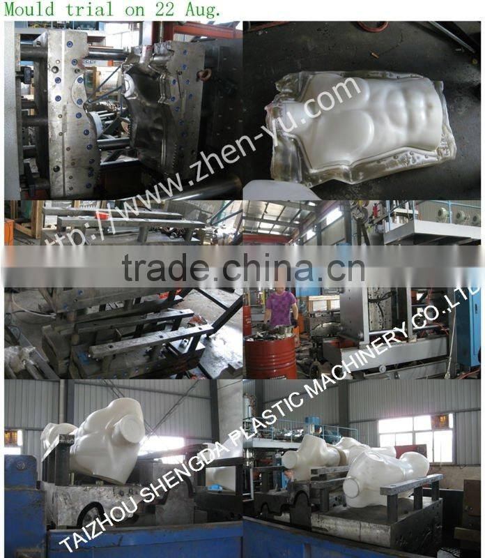 automatic extrusion blow molding machine ZK-90B mannequin
