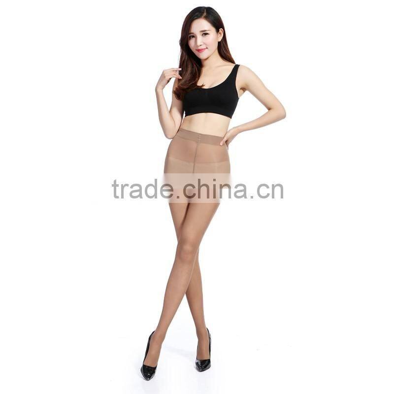 17Year Hosiery Factory Shiny Women Tube Sexy Sheer Seamless Pantyhose