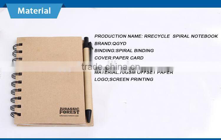 paperboard small mini notepad with pen