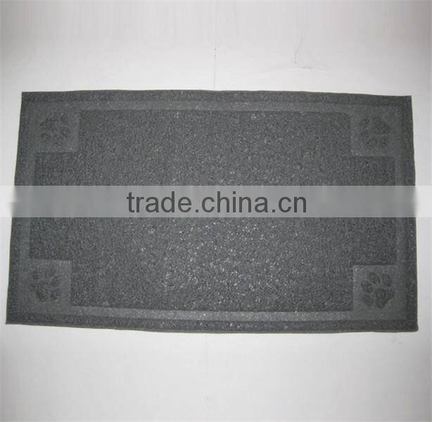 Square shape Pet litter mat for cats/PVC mat/ litter catcher mat China wholesale pet accessories