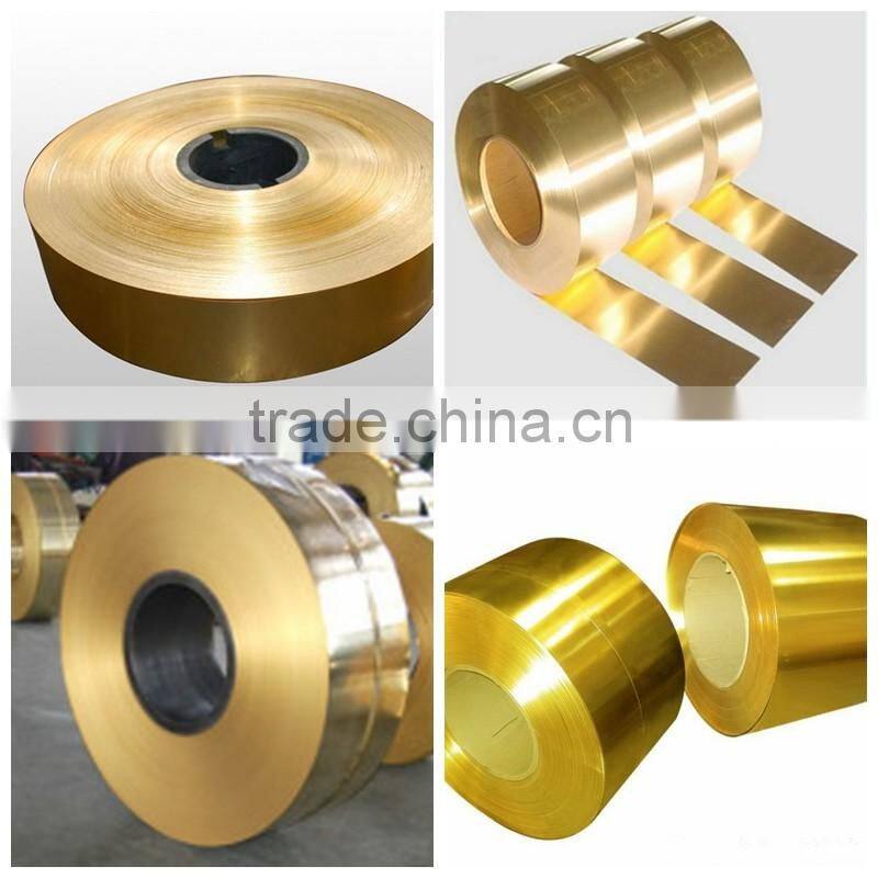 C2801 rolled copper alloy H60 copper zinc yellow brass strips