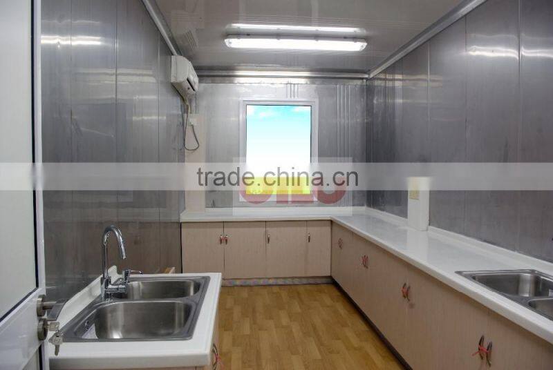 Dubai project ISO LPCB ABS certification mobile kitchen container