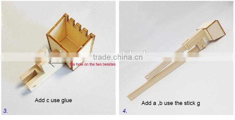 educational wooden puzzle excavator assemble toy