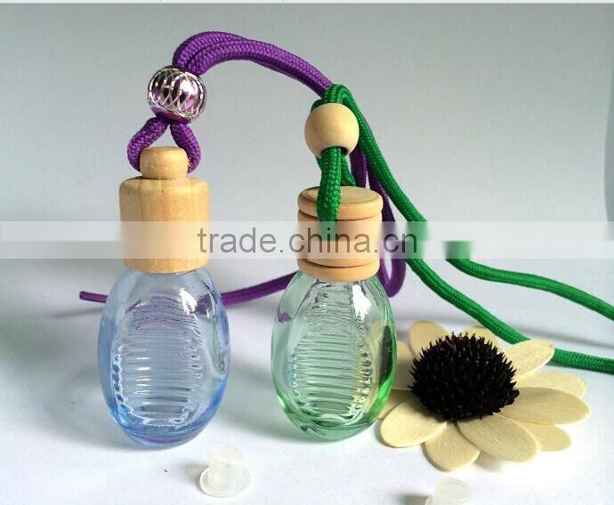 Hanging car perfume bottle
