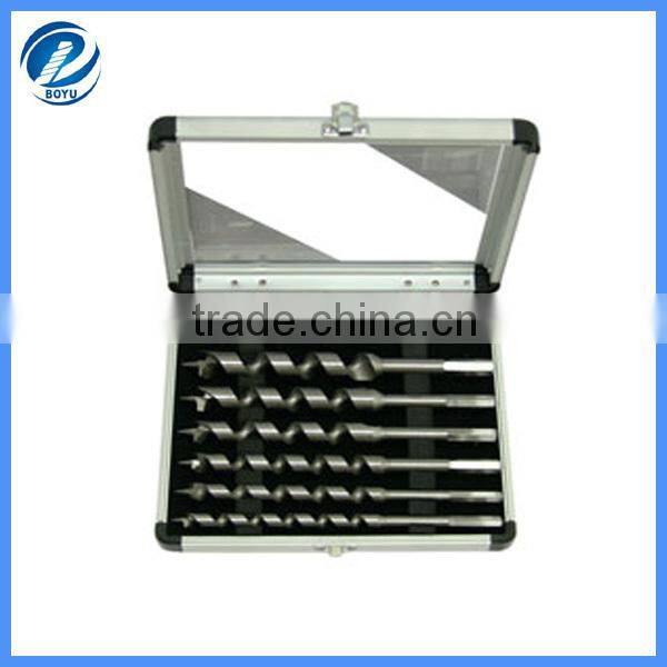 7pcs hex shank auger bit set