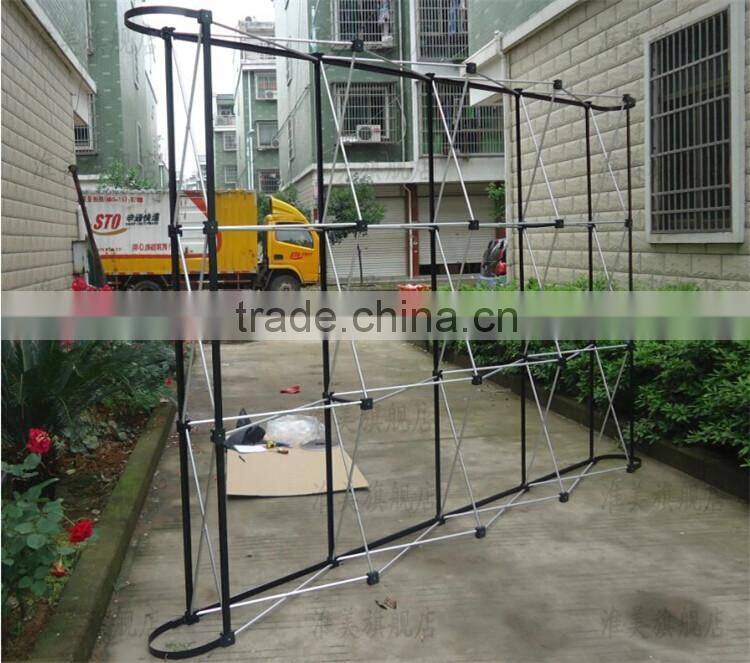 Portable Event Pop Up Display, Tension Fabric Pop Up Display Wall, Pop Up Advertising Display