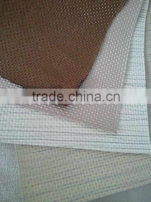 high glossy pvc film leather for bag