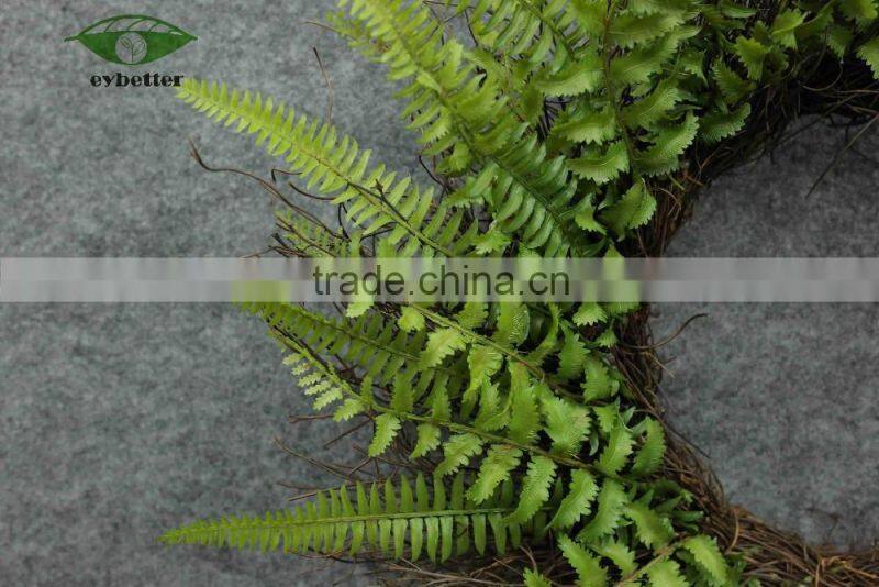Hanging custom artificial flower wreath for funeral graden decoration indooor