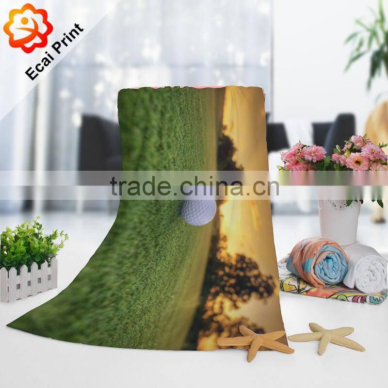 Comfortable home sublimated promotional gym towel
