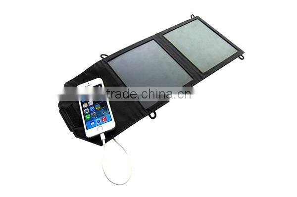 12W foldable solar charger for smart phone