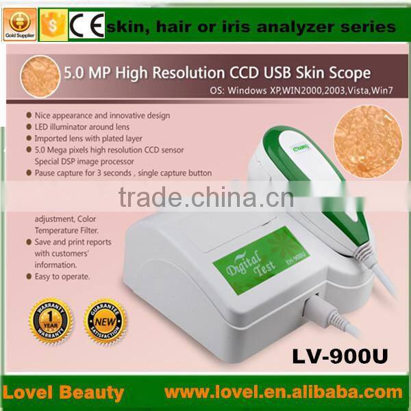 new products looking for distributor magic mirror skin scanner analyzer 5.0 MP High Resolution CCD USB skin scope