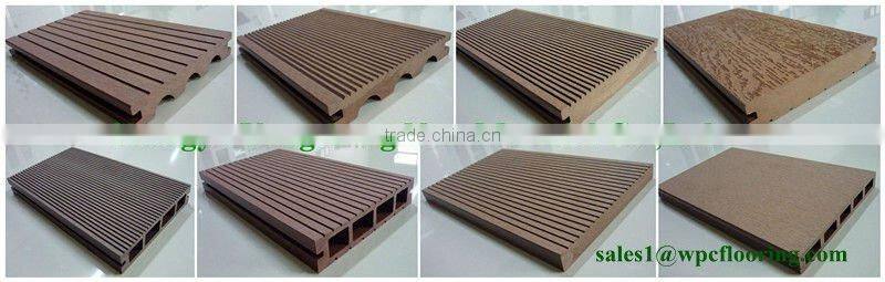 wpc outdoor composite wood plastic decking floor