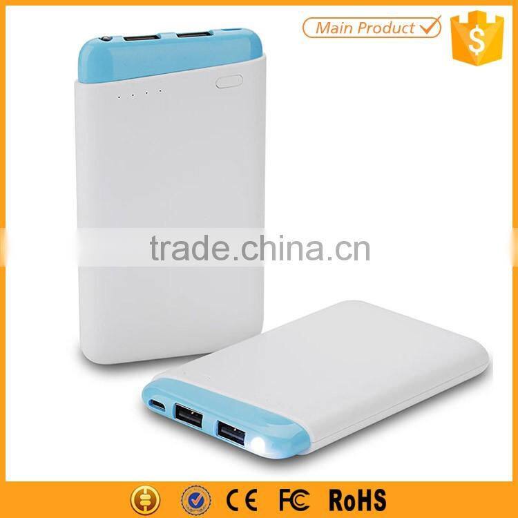 OEM Flashlight Power Bank Ultra Slim 6000mAh