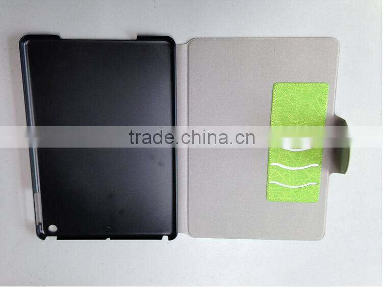 High Quality Luxury Flip Leather Case for Apple iPad Air/ Ultra thin leather case for iPad 5 with stand