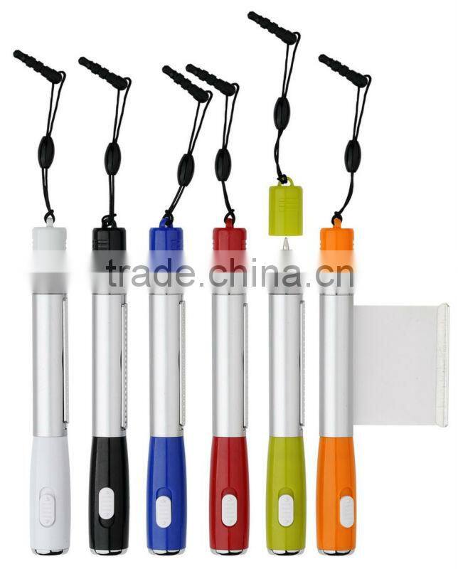 2013 new design plastic banner pen with light