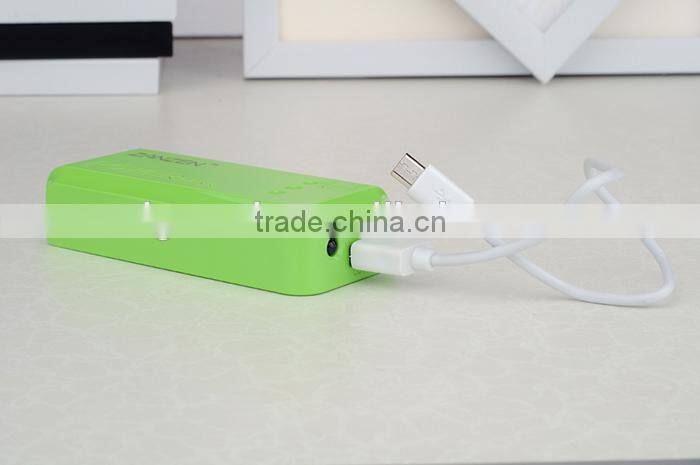 2015 New gift Phone accessory colorful 5000mah intelligent power banks for Mobiles