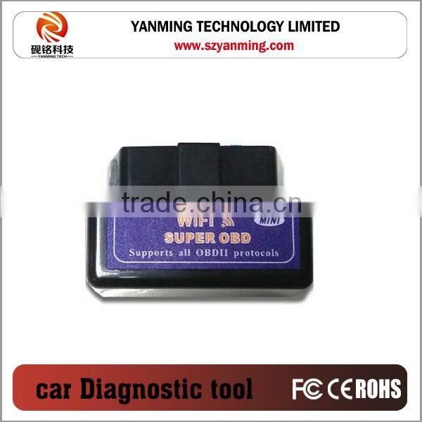 Super mini ELM327 wifi OBD2 V2.1 diagnostic code reader scanner tool with wholesale price