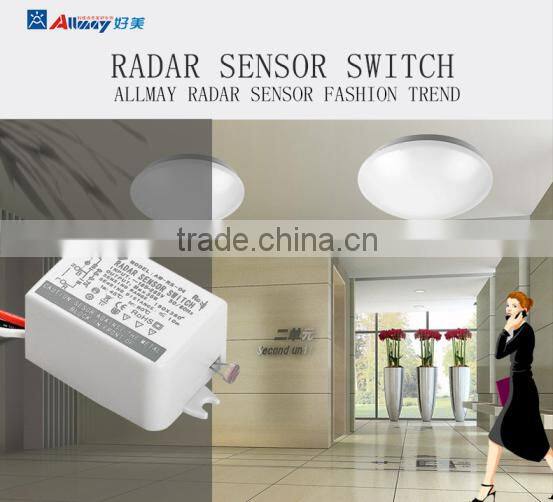 Mini Microwave motion sensor switch 35W auto sensor on off daylight control