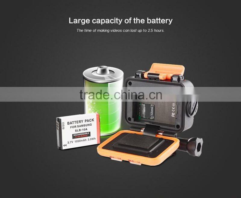 SOOCOO S60 WIFI Underwater Action Sports Cameras 2.4G Remote Control 170 Degree Wide-angle Lens(1*USB Cable 1*Camera Box)