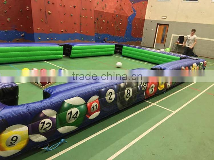 cheap commercial used adults inflatable footpool game for sale