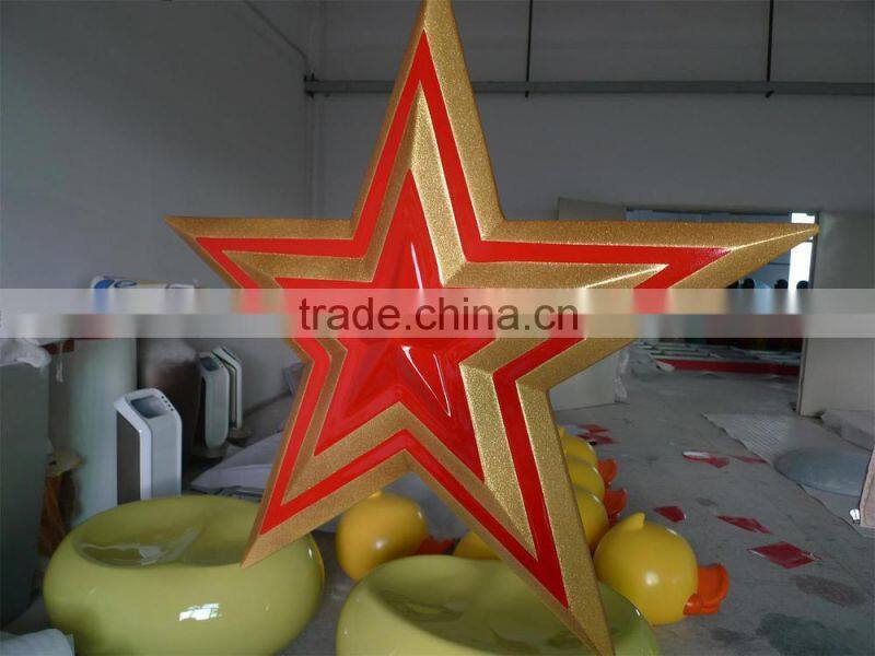2015 Christmas decorative star / hanging decoration star/ treetop star decoration