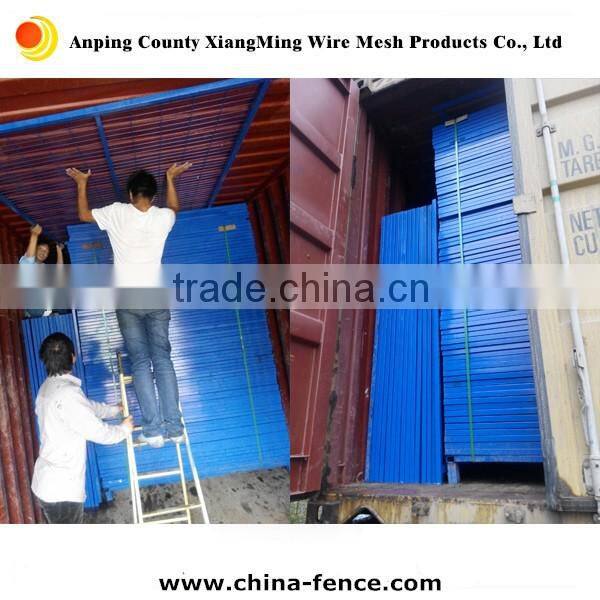 Anping Xiangming maunfacture Powder Coated temporary fence on spot (ISO:2008,real manufactory )